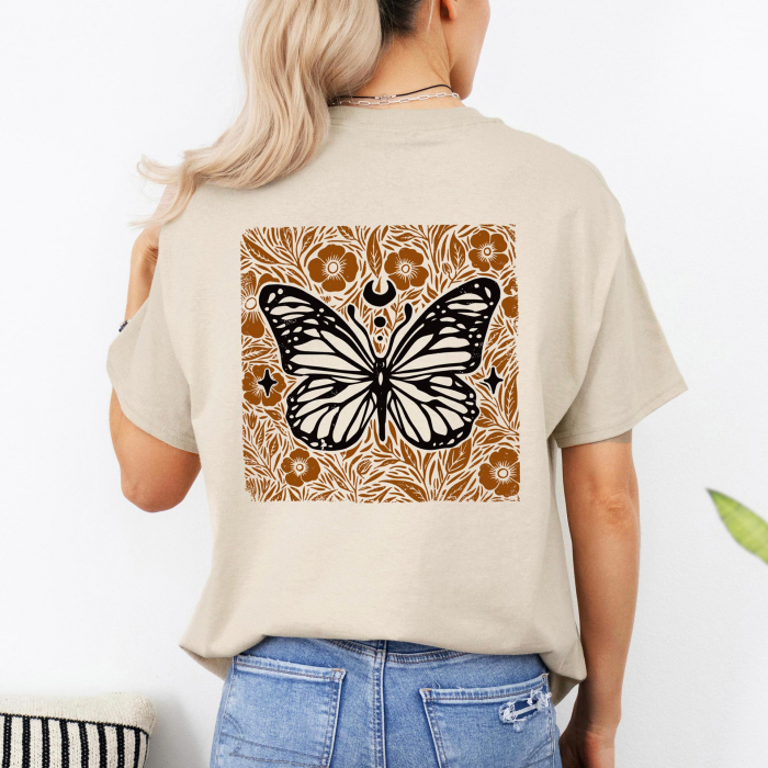 Tricou Femeie Vintage Butterfly [3]