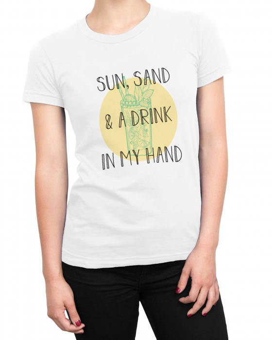 Tricou Femeie Sun and a Drink [2]