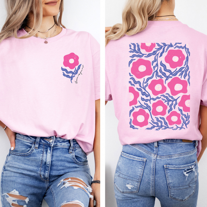 Tricou Femeie Pink Bloom [1]