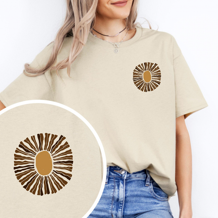 Tricou Femeie Golden Flowers [2]