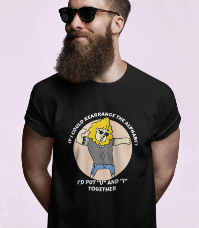 VOXALL CHARACTERS - Tricou Barbat Negru U and I