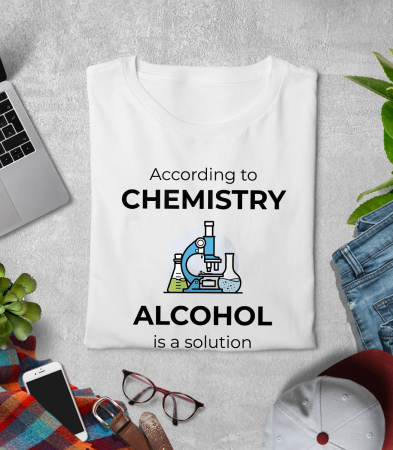 GEEK - Tricou Barbat Alcohol Solution