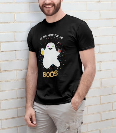 Tricou Barbat Here For Boos [0]