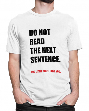Tricou Barbat Do Not Read [1]