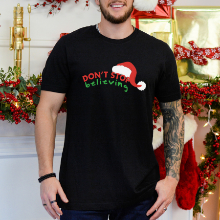 CRACIUN - Tricou Don't Stop Believing