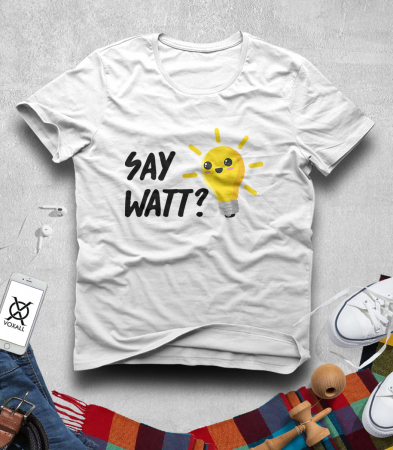 GEEK - Tricou Barbat Say Watt