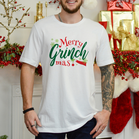 CRACIUN - Tricou Merry Green