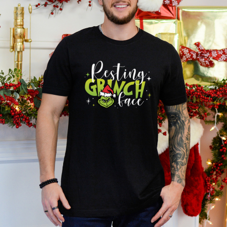 CRACIUN - Tricou Resting Face