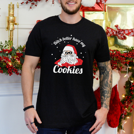 CRACIUN - Tricou Santa Cookies