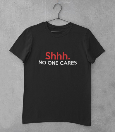 CU MESAJ - Tricou Barbat Shhh