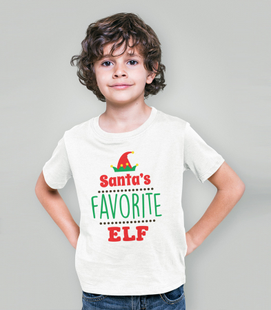 CRACIUN - Tricou Copil Favorite Elf