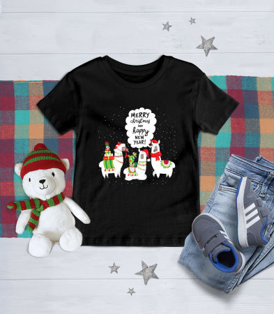 CRACIUN - Tricou Copil Alpacas