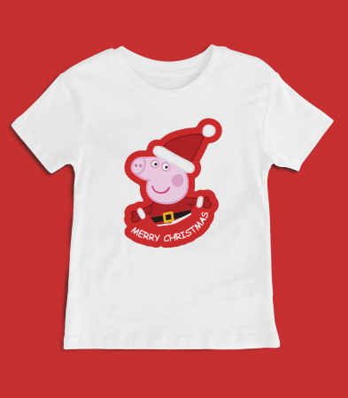 CRACIUN - Tricou Copil Merry Pig