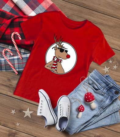 CRACIUN - Tricou Copil Cool Reindeer