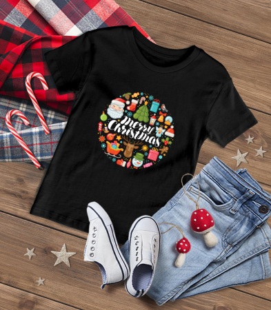 CRACIUN - Tricou Copil Merry Christmas