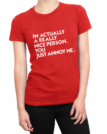 Tricou Femeie Actually Nice [1]