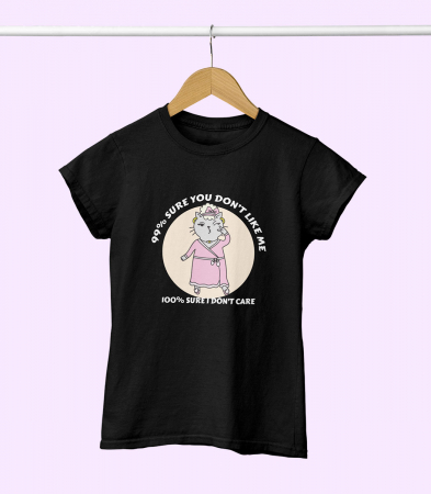 VOXALL CHARACTERS - Tricou Femeie Negru Sure