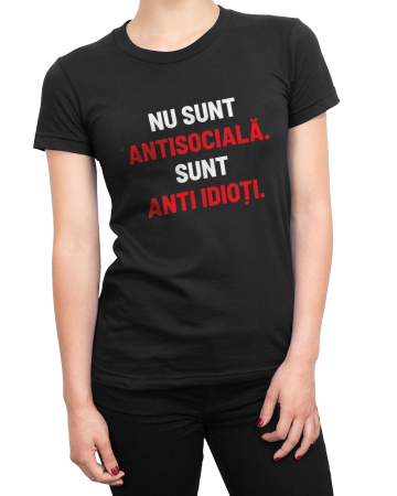 Tricou Femeie Antisociala [1]