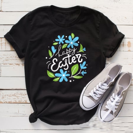 DE PASTE - Tricou Femeie Happy Easter