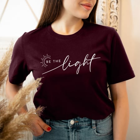 MINIMALIST - Tricou Femeie Be The Light