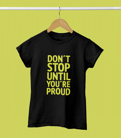 GYM - Tricou Femeie Don't Stop