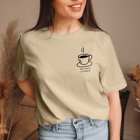 MINIMALIST - Tricou Femeie Espresso