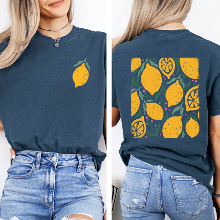 STIL RETRO - Tricou Femeie Sunny Lemon