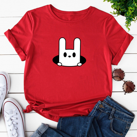 DE PASTE - Tricou Femeie Rabbit Hole