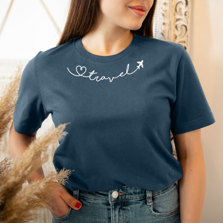 MINIMALIST - Tricou Femeie Love Travel