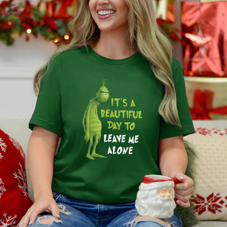 CRACIUN - Tricou Leave Me