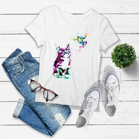 PISICI - Tricou Femeie Colibri