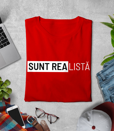 CU MESAJ - Tricou Femeie Realista