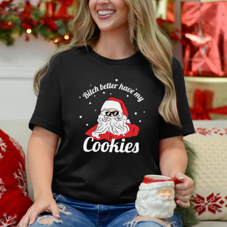 CRACIUN - Tricou Santa Cookies