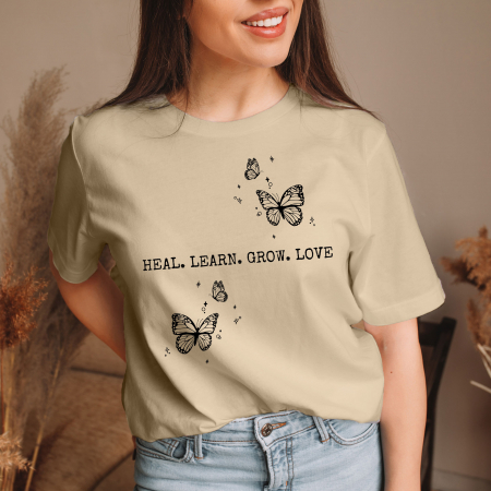 MINIMALIST - Tricou Femeie Heal Grow Love