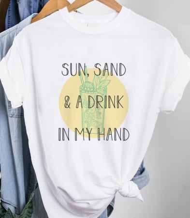 Tricou Femeie Sun and a Drink [0]