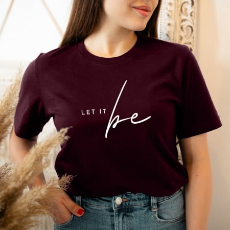 MINIMALIST - Tricou Femeie Let It Be