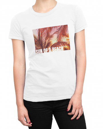 Tricou Femeie Sun of a Beach [1]