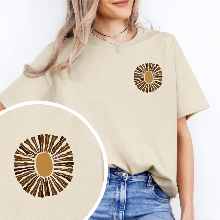Tricou Femeie Golden Flowers [1]