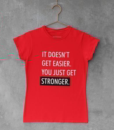 GYM - Tricou Femeie Stronger