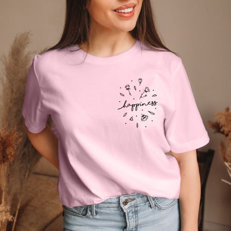 MINIMALIST - Tricou Femeie Happiness