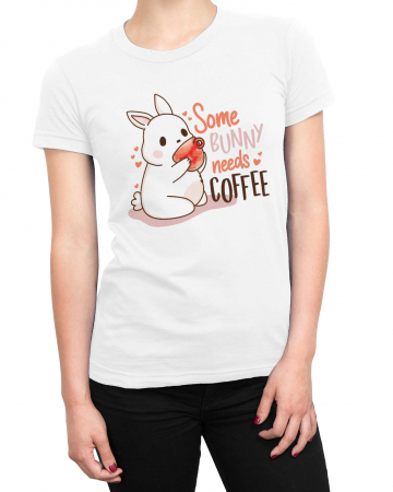 Tricou Femeie Bunny Coffee [1]