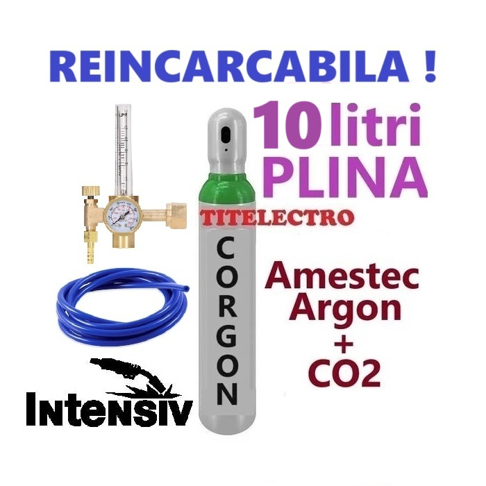 Butelie 10 litri pentru corgon PLINA + reductor + furtun [1]