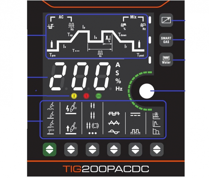 EVO20 TIG 200P ACDC E2S12 - Aparat sudura TIG WIG aluminiu otel inox [6]