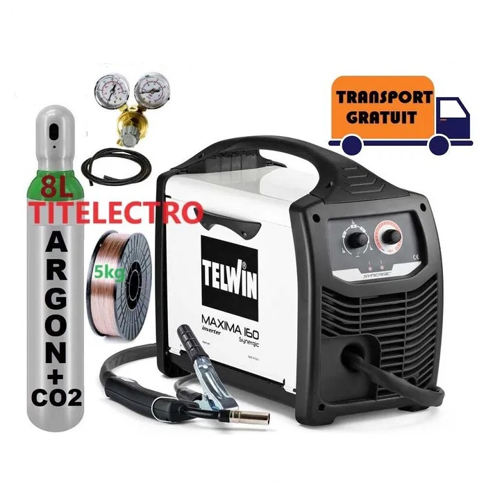 Pachet aparat sudura cu gaz Maxima 160 Synergic [1]