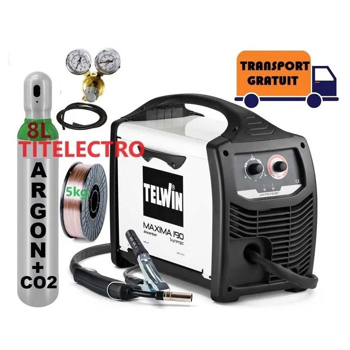 Pachet aparat sudura cu gaz Maxima 190 Synergic [1]