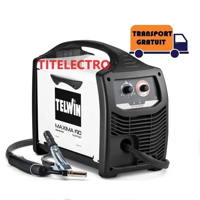 Pachet aparat sudura cu gaz Maxima 190 Synergic [2]