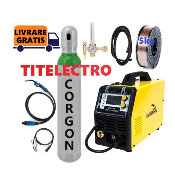 Pachet aparat sudura cu gaz Mig 160 Trio Synergic [1]
