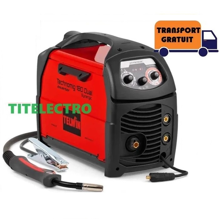 Pachet aparat sudura cu gaz Technomig 180 Dual Synergic [2]