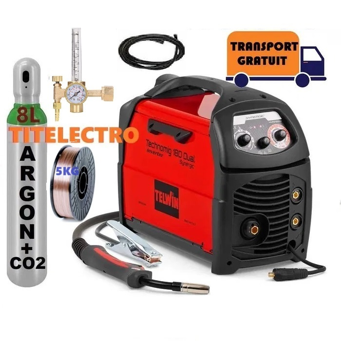 Pachet aparat sudura cu gaz Technomig 180 Dual Synergic [1]
