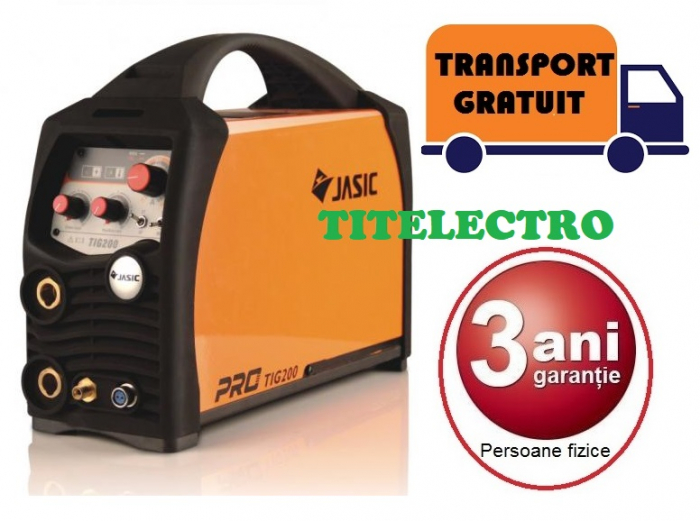 Pachet aparat sudura TIG WIG otel inox TIG 200 W207 Jasic [3]